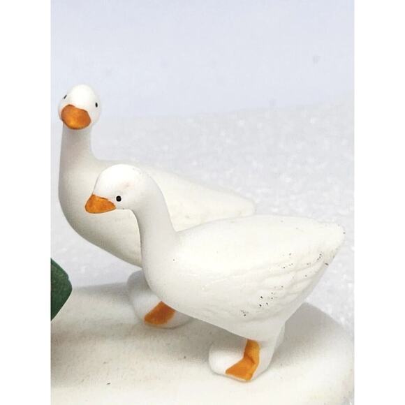 Dept 56 VI SIX GEESE A LAYING Twelve Days of Dickens' Village 58382 VTG 1999 BOX - Picture 15 of 16